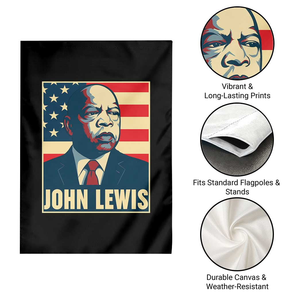 John Lewis Garden Flag Black History Month