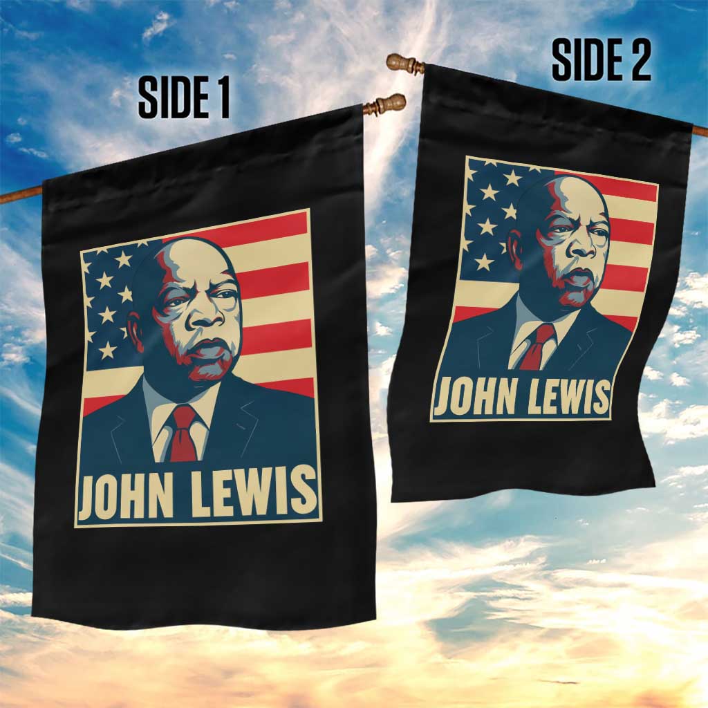 John Lewis Garden Flag Black History Month