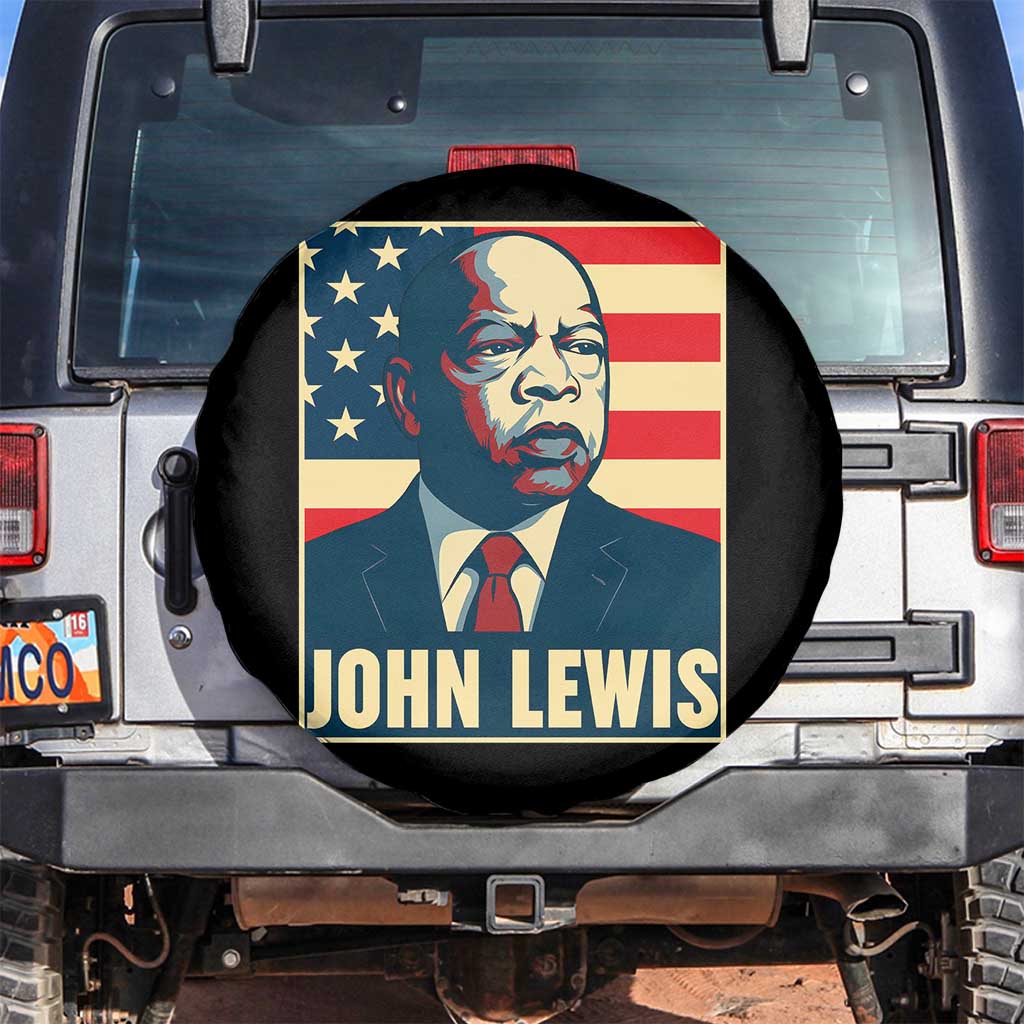 John Lewis Spare Tire Cover Black History Month