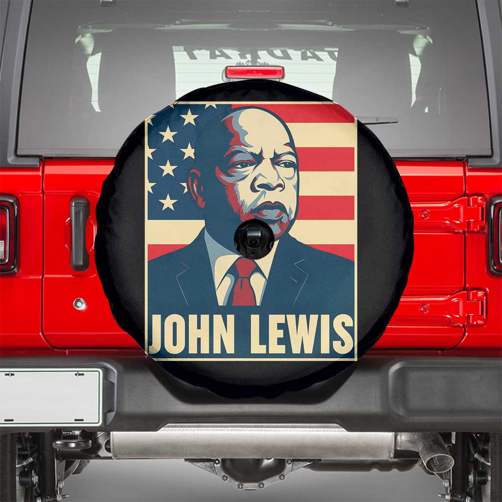 John Lewis Spare Tire Cover Black History Month