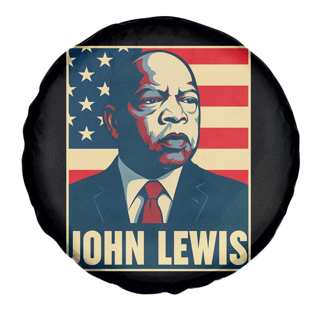John Lewis Spare Tire Cover Black History Month