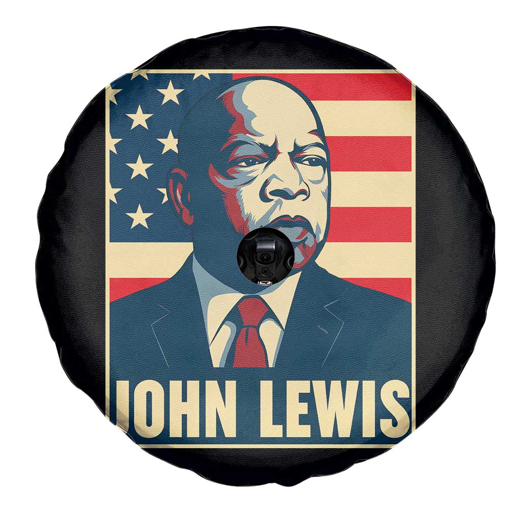 John Lewis Spare Tire Cover Black History Month