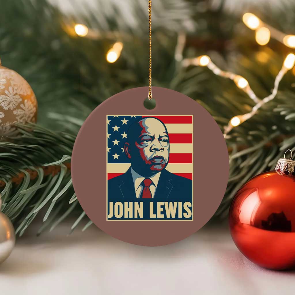 John Lewis Ceramic Ornament Black History Month