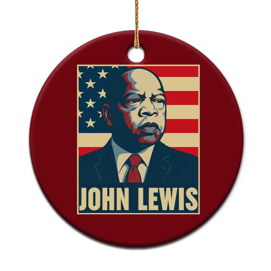 John Lewis Ceramic Ornament Black History Month