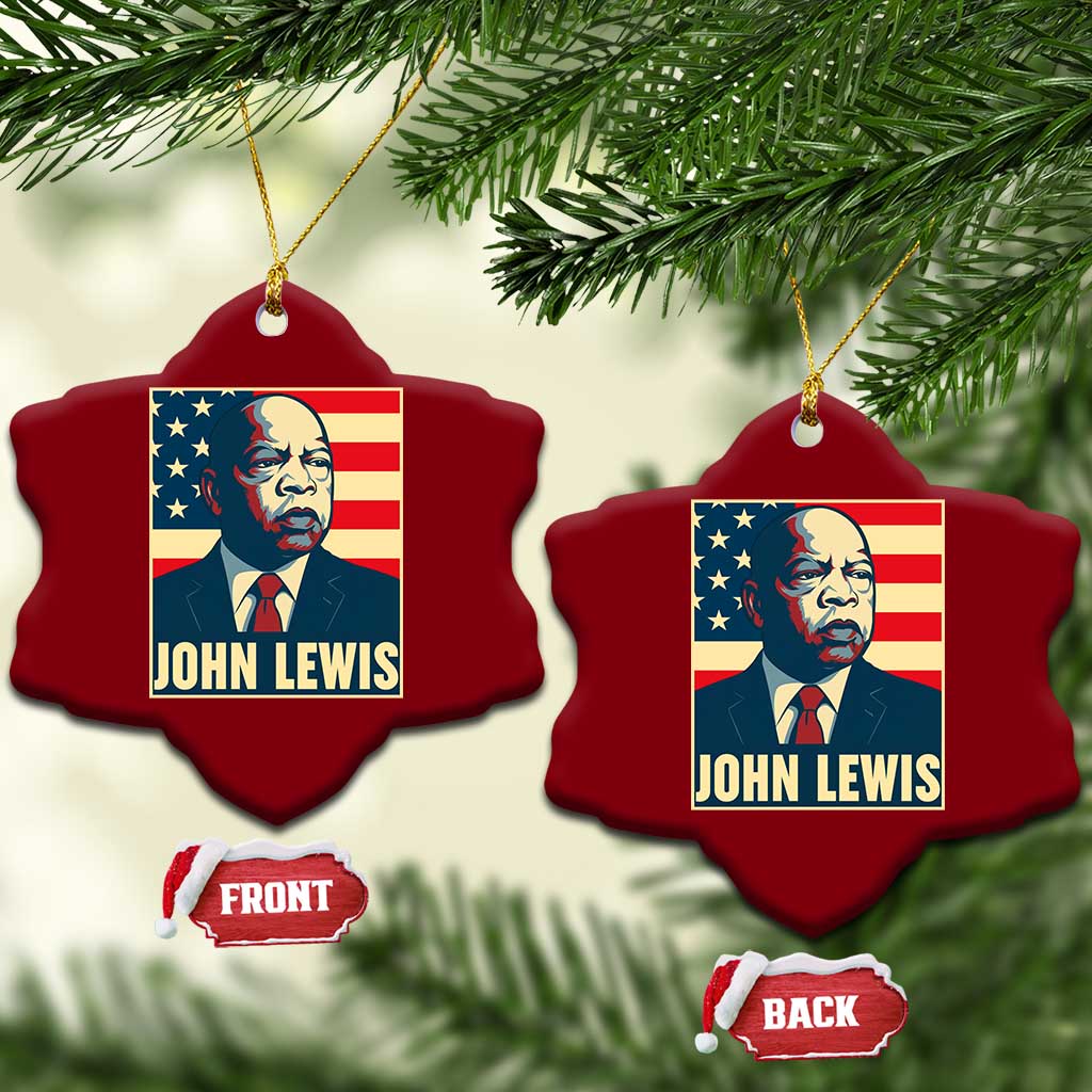 John Lewis Ceramic Ornament Black History Month