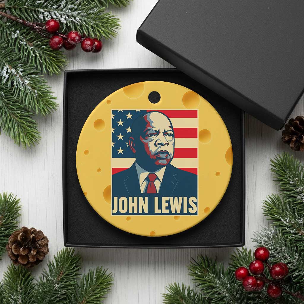 John Lewis Ceramic Ornament Black History Month