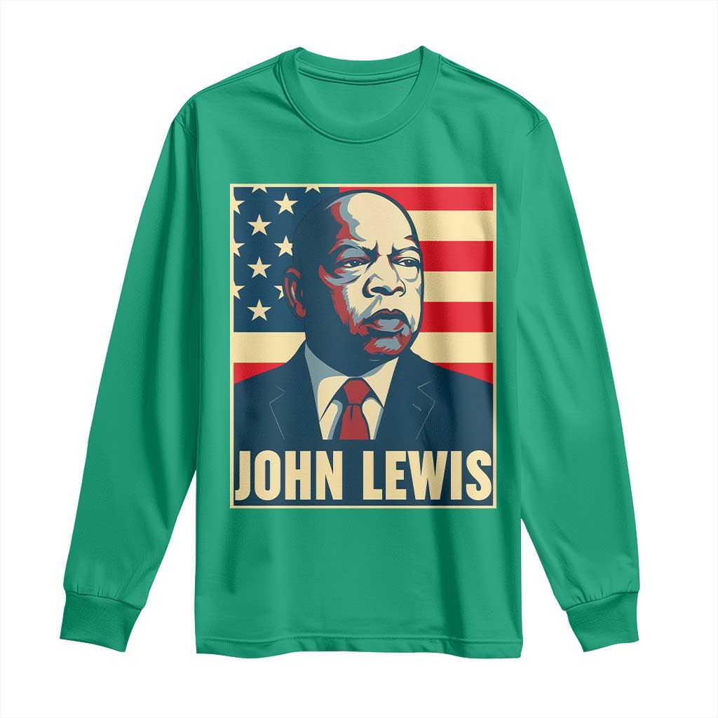 John Lewis Long Sleeve Shirt Black History Month