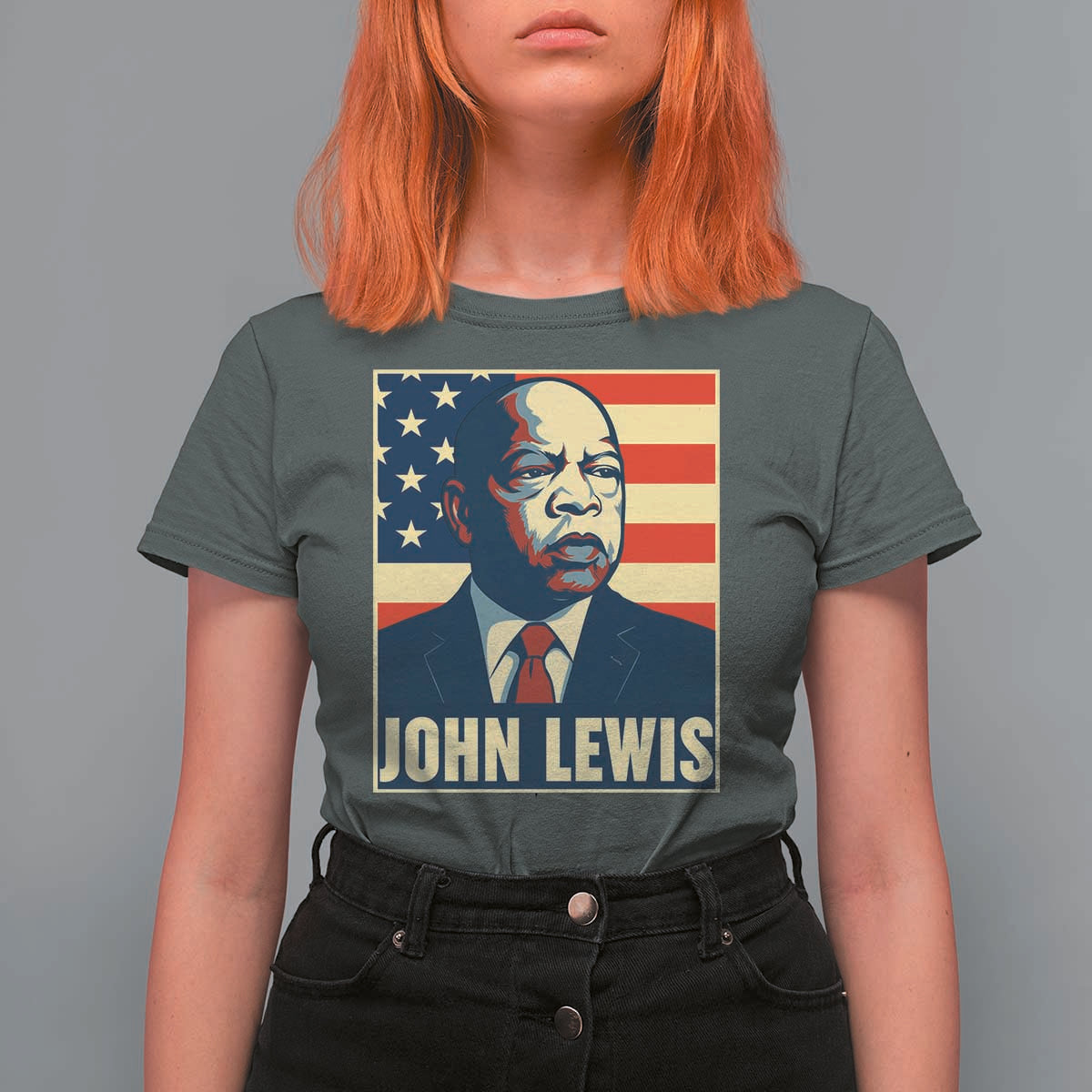 John Lewis T Shirt For Women Black History Month