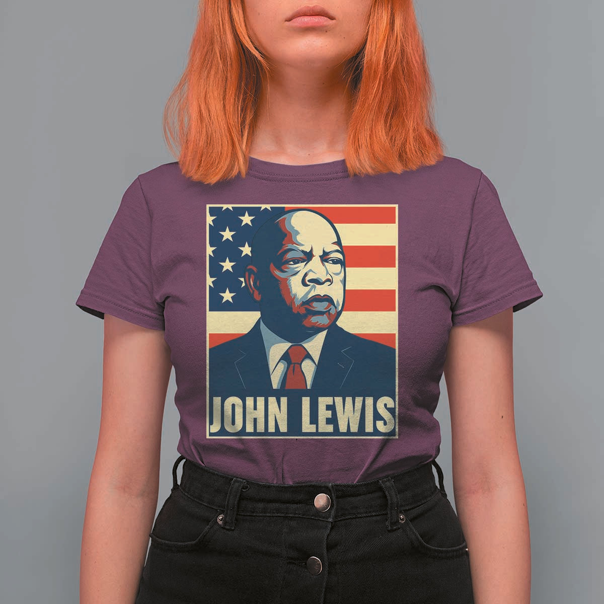 John Lewis T Shirt For Women Black History Month