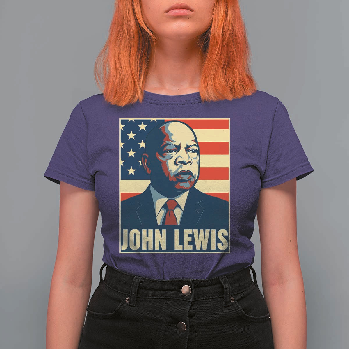 John Lewis T Shirt For Women Black History Month