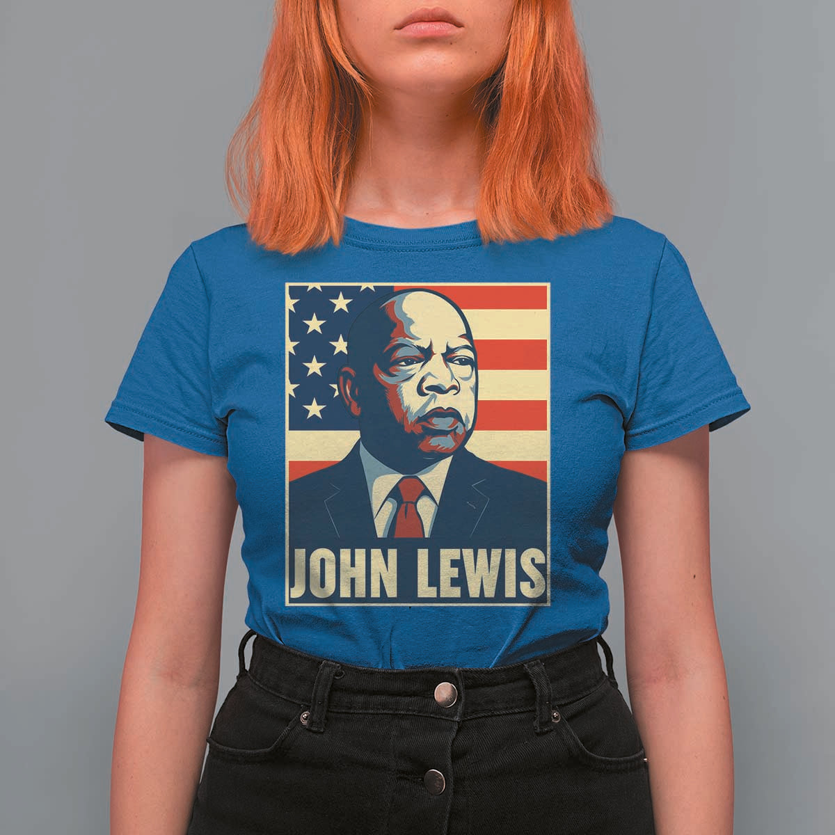 John Lewis T Shirt For Women Black History Month