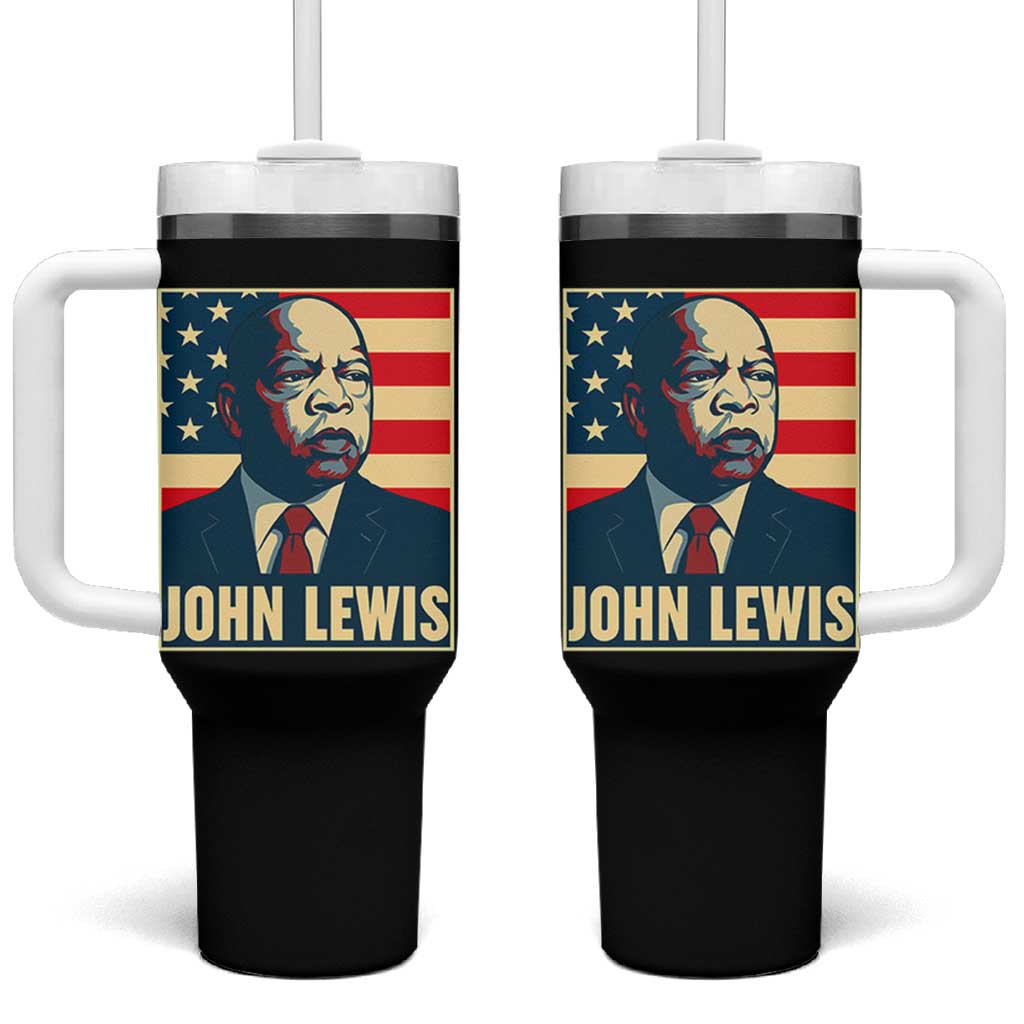 John Lewis Tumbler With Handle Black History Month