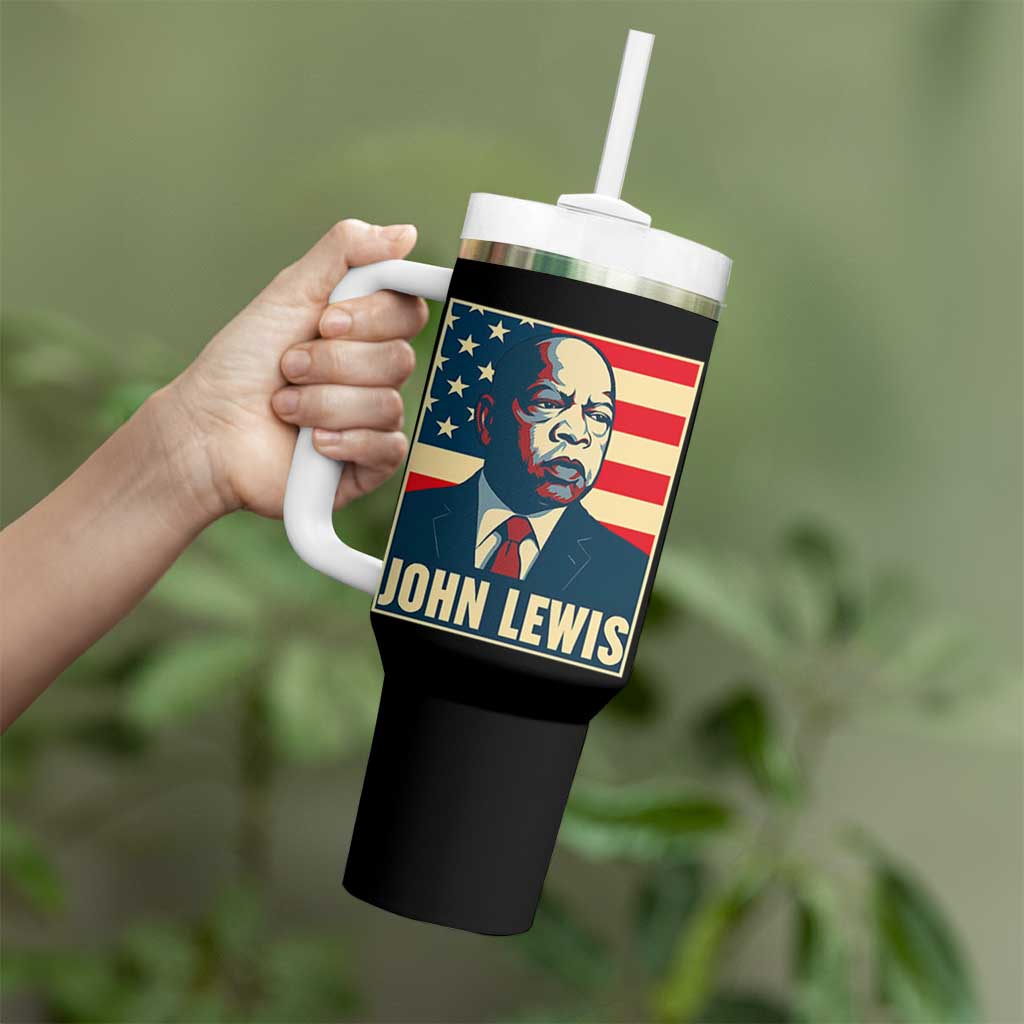 John Lewis Tumbler With Handle Black History Month