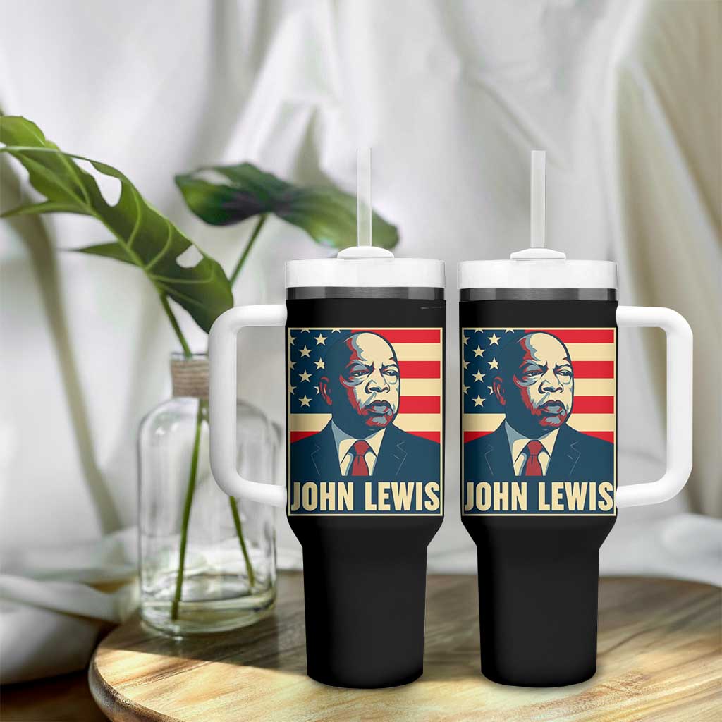 John Lewis Tumbler With Handle Black History Month