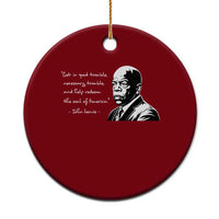 John Lewis Quote Ceramic Ornament Black History Good Trouble