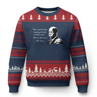 John Lewis Quote Ugly Christmas Sweater Black History Good Trouble