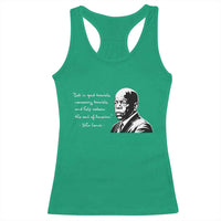 John Lewis Quote Racerback Tank Top Black History Good Trouble