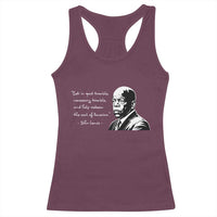 John Lewis Quote Racerback Tank Top Black History Good Trouble