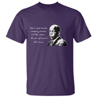 John Lewis Quote T Shirt Black History Good Trouble