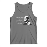 John Lewis Quote Tank Top Black History Good Trouble