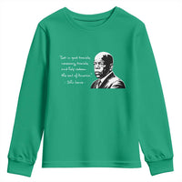 John Lewis Quote Youth Sweatshirt Black History Good Trouble