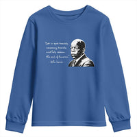 John Lewis Quote Youth Sweatshirt Black History Good Trouble