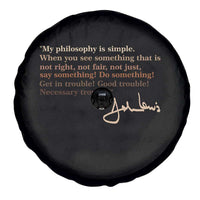 John Lewis Quote Spare Tire Cover Black History Month
