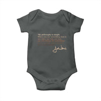 John Lewis Quote Baby Onesie Black History Month