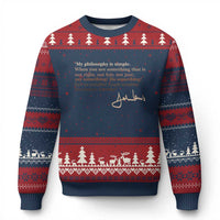 John Lewis Quote Ugly Christmas Sweater Black History Month