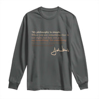 John Lewis Quote Long Sleeve Shirt Black History Month
