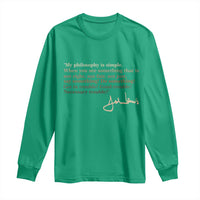 John Lewis Quote Long Sleeve Shirt Black History Month