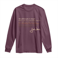 John Lewis Quote Long Sleeve Shirt Black History Month