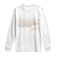 John Lewis Quote Long Sleeve Shirt Black History Month
