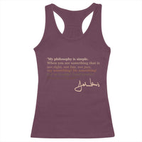 John Lewis Quote Racerback Tank Top Black History Month