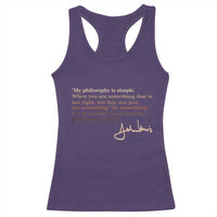 John Lewis Quote Racerback Tank Top Black History Month