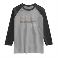 John Lewis Quote Raglan Shirt Black History Month