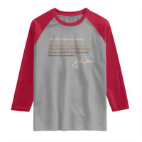 John Lewis Quote Raglan Shirt Black History Month