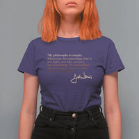 John Lewis Quote T Shirt For Women Black History Month