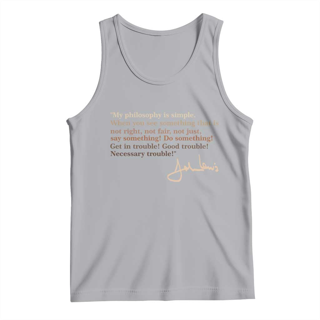 John Lewis Quote Tank Top Black History Month