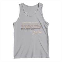 John Lewis Quote Tank Top Black History Month