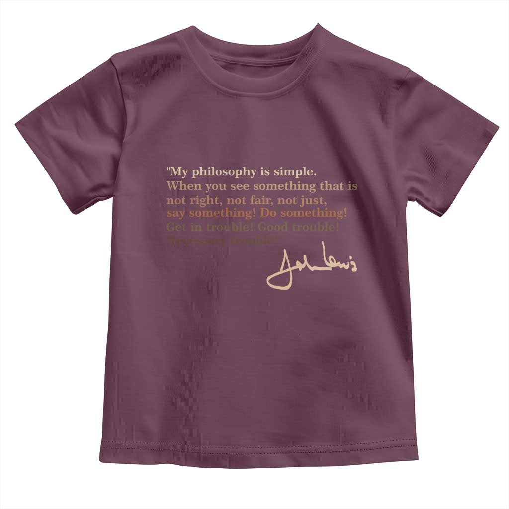 John Lewis Quote Toddler T Shirt Black History Month