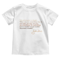 John Lewis Quote Toddler T Shirt Black History Month