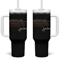 John Lewis Quote Tumbler With Handle Black History Month