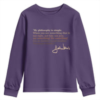 John Lewis Quote Youth Sweatshirt Black History Month