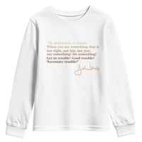 John Lewis Quote Youth Sweatshirt Black History Month