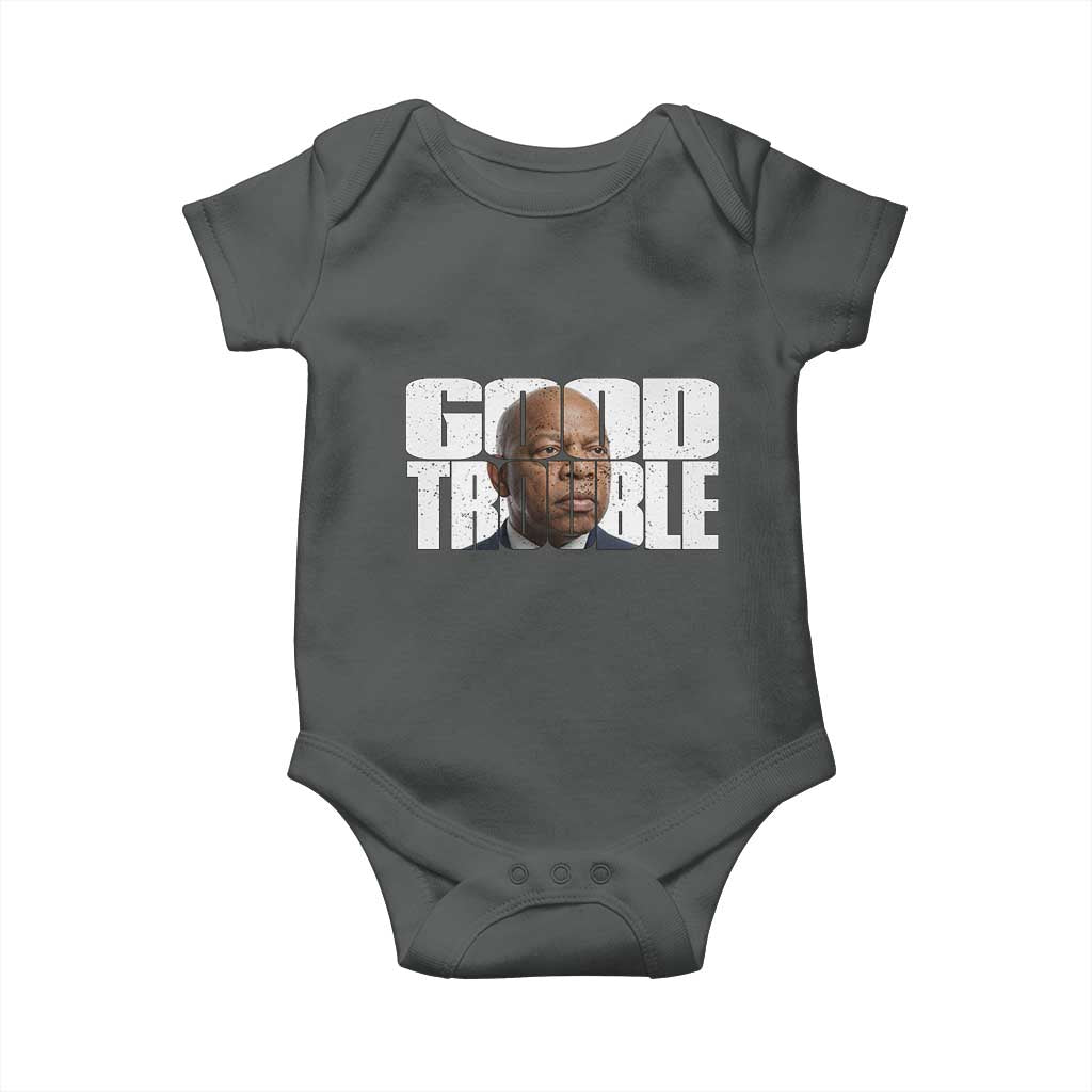 John Lewis Quote Affrican American Baby Onesie Black History Good Trouble