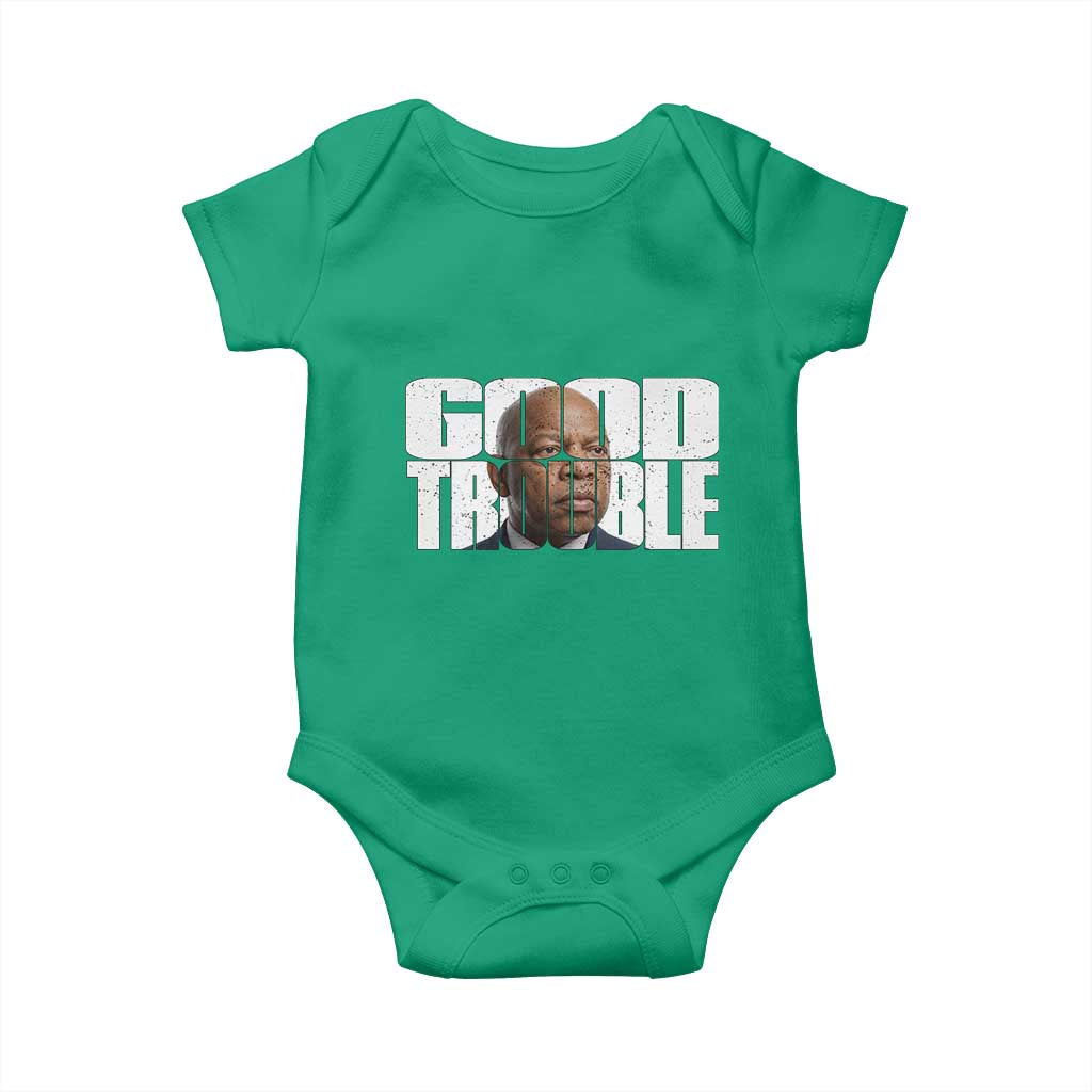 John Lewis Quote Affrican American Baby Onesie Black History Good Trouble