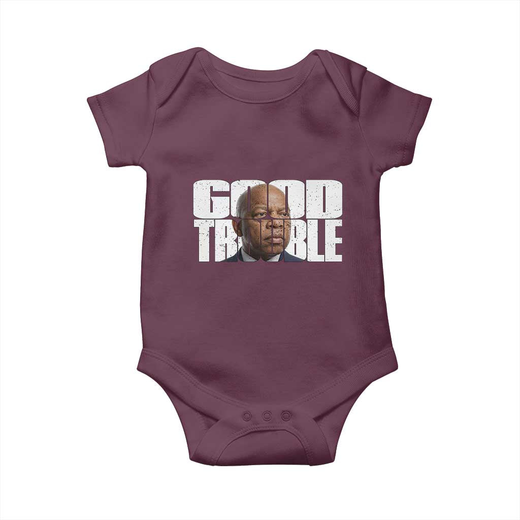 John Lewis Quote Affrican American Baby Onesie Black History Good Trouble