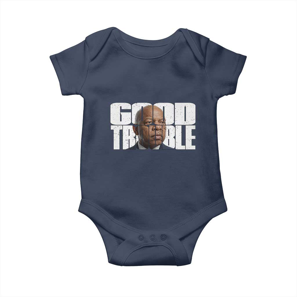 John Lewis Quote Affrican American Baby Onesie Black History Good Trouble
