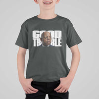 John Lewis Quote Affrican American T Shirt For Kid Black History Good Trouble